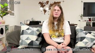 18 years old german teeny Lina Love. Her first time infront the camera