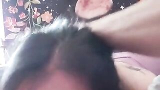 Miss Bliss Rose loves getting her throat fucked and swallows cum