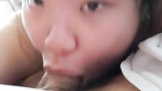 Miss Bliss Rose loves getting her throat fucked and swallows cum