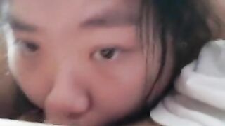 Miss Bliss Rose loves getting her throat fucked and swallows cum