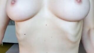 Very Skinny Belly with Big Boobs