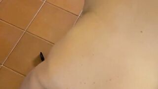 N.7 - BITCH FOR SALE - blowjob, foot lick and cum on her face