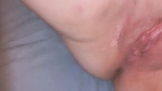 Female Orgasm from Vibrator and Cock