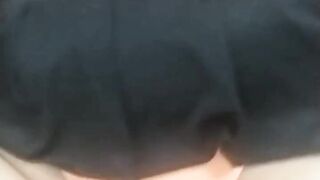 Voyeur and cameltoe in house