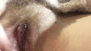 Mom's hairy wet pussy smells divinely intense & needs your tongue after degrading a big sexy fatty with huge gut earlier