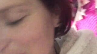 Mom's hairy wet pussy smells divinely intense & needs your tongue after degrading a big sexy fatty with huge gut earlier