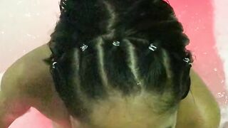 slow motion extreme deepthroat in a jacuzzi with my stepsister