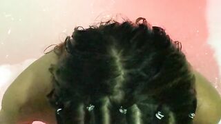 slow motion extreme deepthroat in a jacuzzi with my stepsister