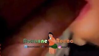 SLOBBING ON A BBC DRINKING ALL THE CUM