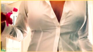 PREVIEW-Wet business shirt try on