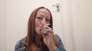 Kitty looks hot when she smokes and vapes