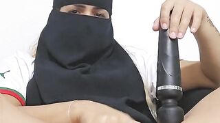Real Arabic Hijab Niqab Step Mom Masturbates Creamy Pussy - Jasmine SweetArabic - Beurette video
