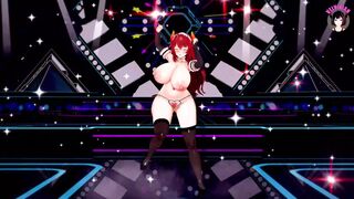 Sexy Demon Girl With Gigantic Tits Dancing (3D HENTAI)