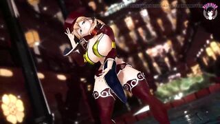 Very Thick Teen With Huge Tits Dancing + Gradual Undressing (3D HENTAI)