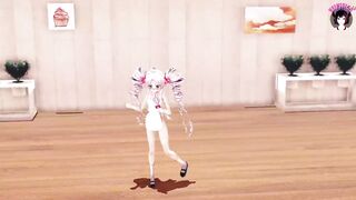 Tsuina-Chan Dancing Only In Sexy Apron (3D HENTAI)