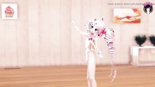 Tsuina-Chan Dancing Only In Sexy Apron (3D HENTAI)