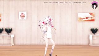 Tsuina-Chan Dancing Only In Sexy Apron (3D HENTAI)