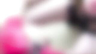 Sexy maid SugarNadya makes an oil handjob