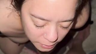 Tied PAWG MILF Takes Cum