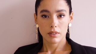 Stunning Lingerie Model wears Short Black Dress in Sunrise Photoshoot | ASHY EXCLUSIVES