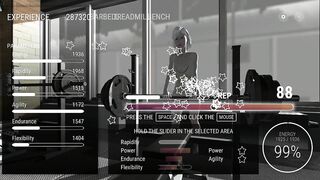 Sex Gym 3D The blonde experienced sex in the gym and had fun