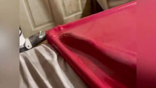 Red Vac Bed Play
