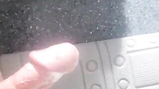 Cumshot in the shower using my fleshlight