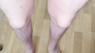 Jerking off in the shower