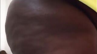 Big fat juicy Shemale Brandyy shows off busty body