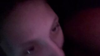 Sucking hung older guy while BF is gone part 3