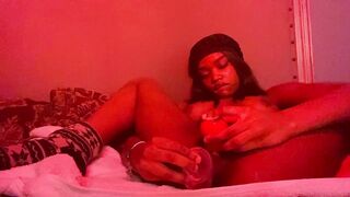 rose and dildo combination