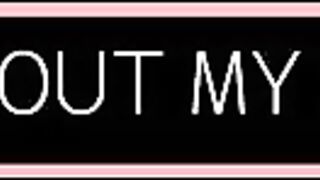 FUCKING MY PUSSY WITH THICK GLASS DILDO TILL I CUM !!