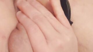 Trans goth goddess self fucks and cums inside herself for 20k views