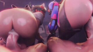 Two Beautiful Girl Are Fucking Up With Two Boys With Big Cock Animation Porn Gameplay