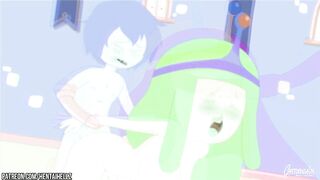Adventure Time cartoon orgy 2D animation