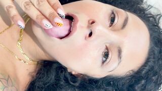 Playing with my Dildo in front of the mirror has me cumming