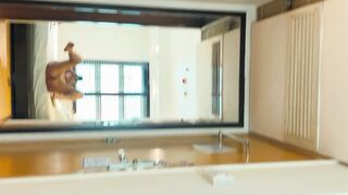 Playing with my Dildo in front of the mirror has me cumming