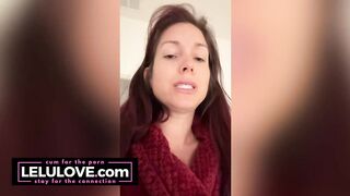 Big tits babe cum covered facial dripping down boobs & behind scenes candid vlogs - Lelu Love