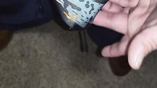 Pov of a BHM with an uncut cock masturbating