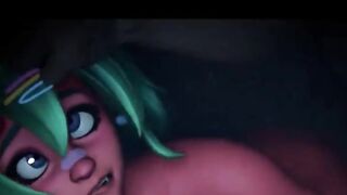 Tight Pussy Demon Nemia Taking Hardcore Backshots