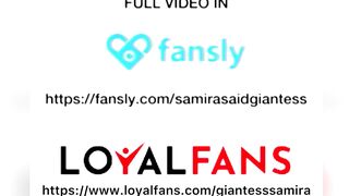 Samira does it again, she enjoys eating her tinys wrapped in cheese and ham enjoying their digestion