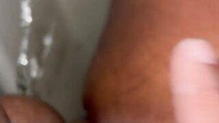 SEXY TEEN LATINA PLAYS WITH HERSELF IN THE SHOWER - PLAY WITH ME DADDY