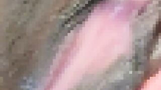 Ladykaiyo Red Panty Teaser, Close-Up on Pretty Pink Pussy