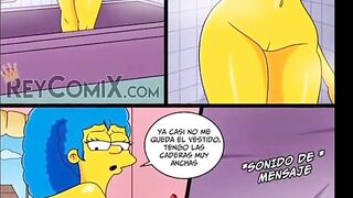 Marge fucks the gym coach