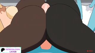 GUMBALL MOM AMAZING GYM HENTAI ANIMATION | CARTOON FUCK AND CREAMPIE 60FPS