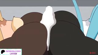 GUMBALL MOM AMAZING GYM HENTAI ANIMATION | CARTOON FUCK AND CREAMPIE 60FPS