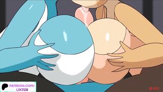 GUMBALL MOM AMAZING GYM HENTAI ANIMATION | CARTOON FUCK AND CREAMPIE 60FPS