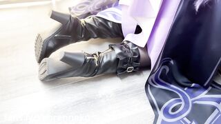 The Herta cosplay Honkai Star Rail - A blowjob and some sex with Herta