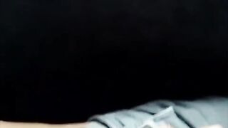 She jerks me off on the bus and I cum (risky)