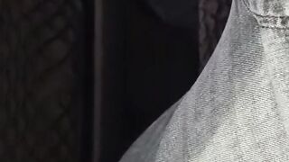 She jerks me off on the bus and I cum (risky)